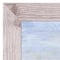 Rough Abstract Landscape 20" x 30" Western White Framed Print